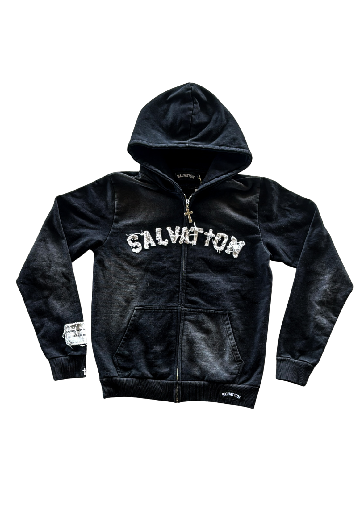 BLACK "SALVATION" HOODIE