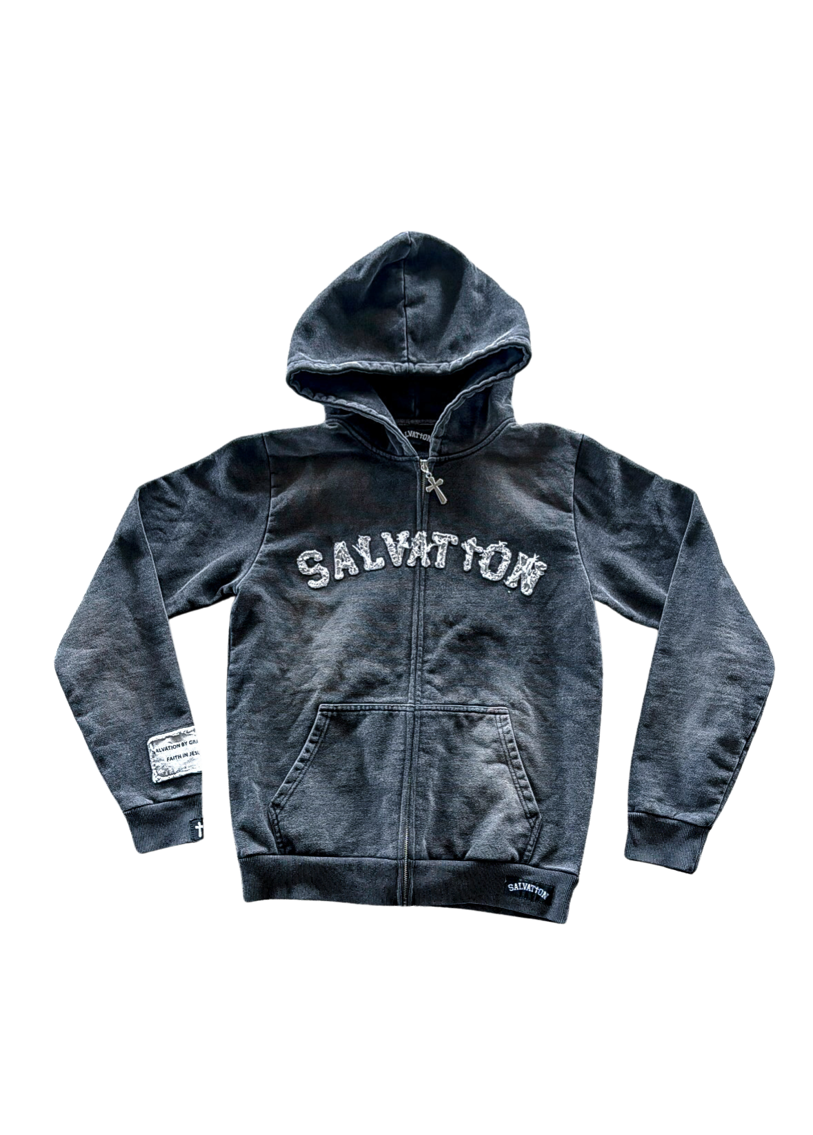 GREY "SALVATION" HOODIE