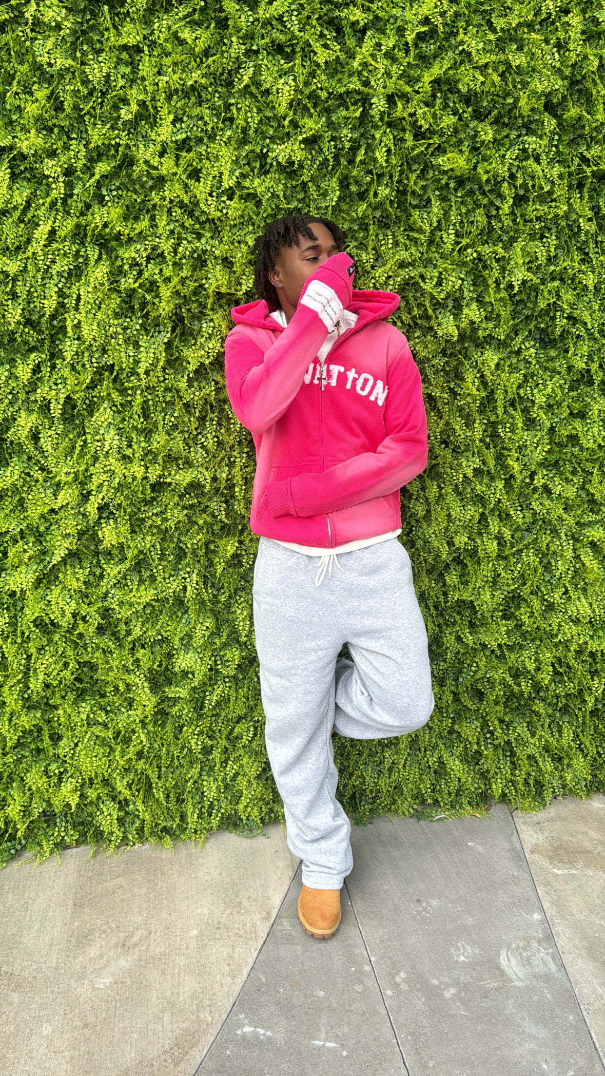 PINK "SALVATION" HOODIE