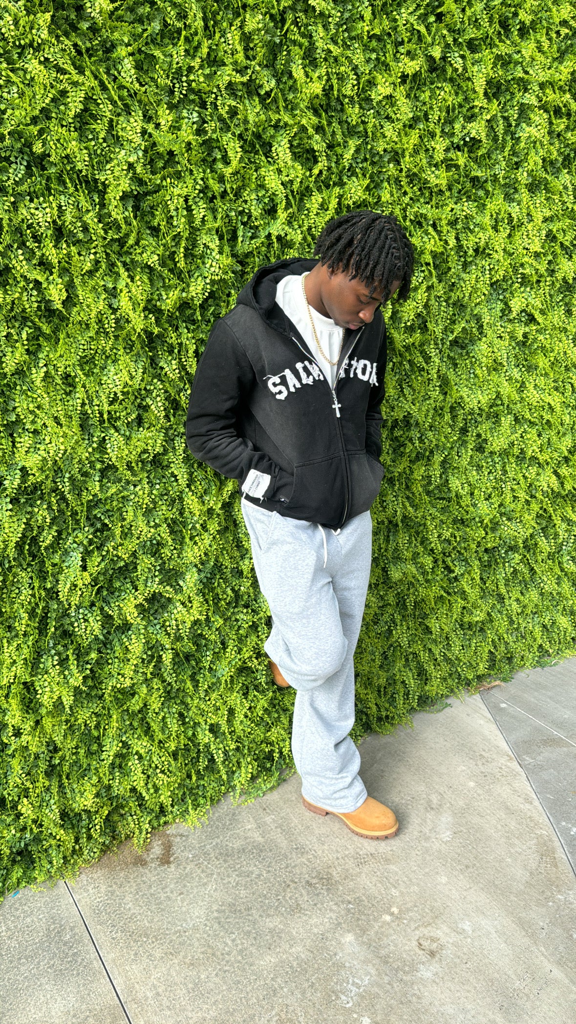 BLACK "SALVATION" HOODIE